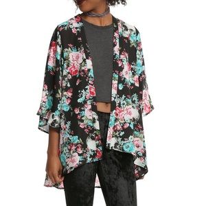 Floral Skull Kimono M Hot Topic